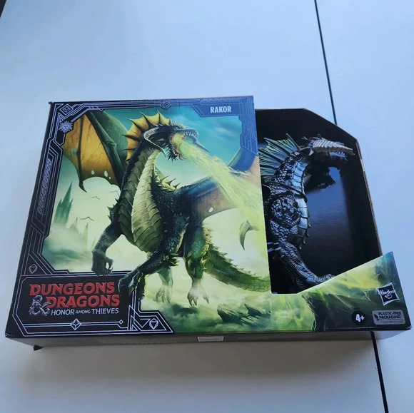 New Dungeons And Dragons Honor Among Thieves RAKOR Dragon Figure 2023 Hasbro - Picture 1 of 14